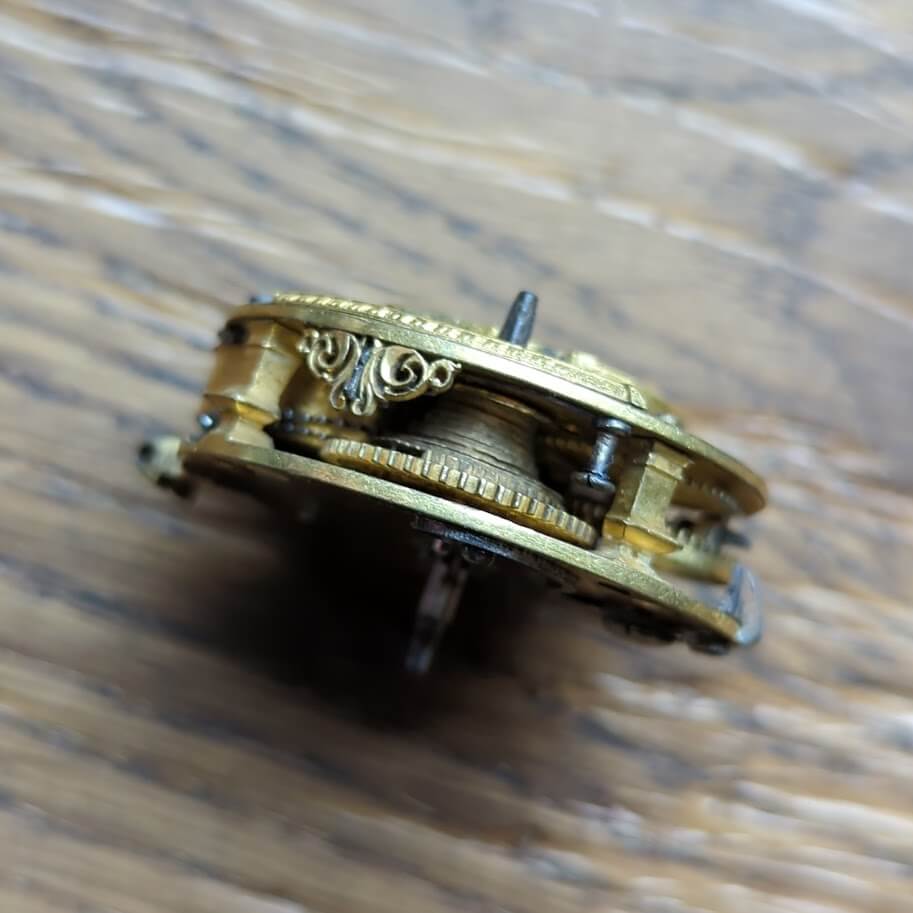 Thomas Pott, London 18th Century Verge Pocket Watch Movement - Image 5
